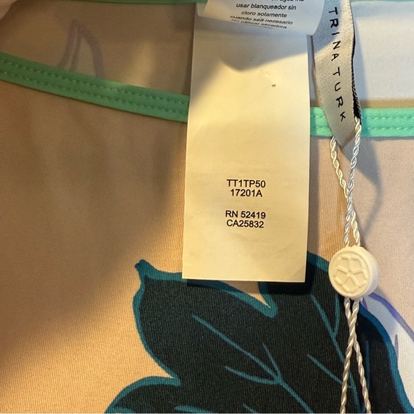 Trina Turk Multicolor Floral Top - Picture 8 of 9